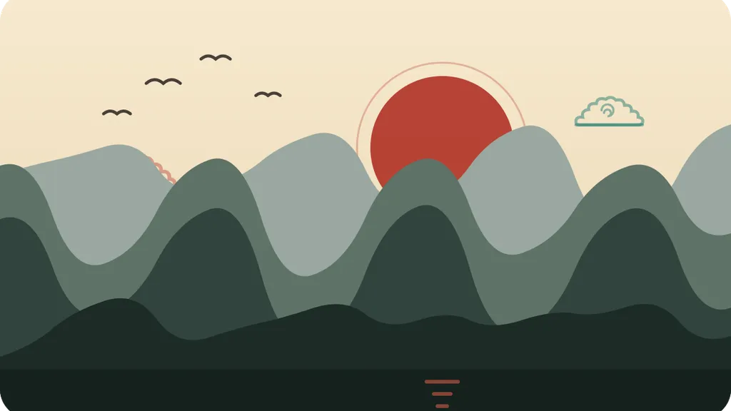 日出东方 — 麒麟AI 团队理念插画